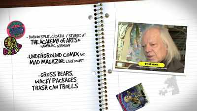 But I said, Oh I don't
know if I can do that and stuff. - 30 Years of Garbage: The Garbage Pail Kids Story