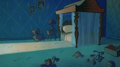 But I had to hide them under my bed
and stuff, but he'd always find them. - Happy Happy Joy Joy: The Ren & Stimpy Story