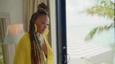 - But I wanted to wait
for my "friend." - The Real Housewives Ultimate Girls Trip
