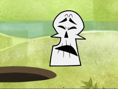 - BUT I WAS SURE MY BODY
WAS RIGHT HERE. - The Grim Adventures of Billy and Mandy