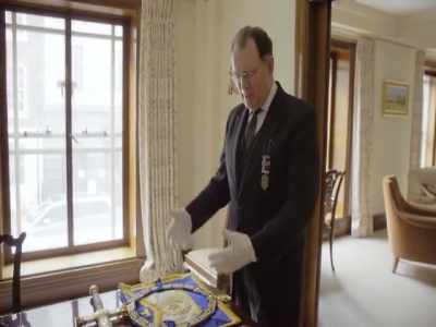 But because I'm going
to be carrying the sword in, - Inside the Freemasons