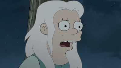 But I'm happy to know deep down
in my heart that I'm a-- - Disenchantment