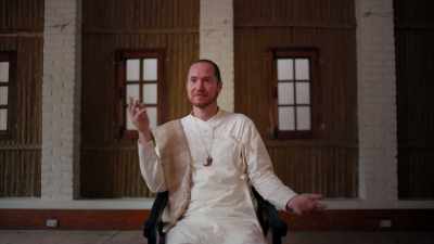 But I'm sure you
know. [ Chuckles ] - Krishnas: Gurus. Karma. Murder.