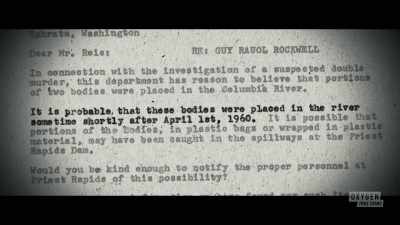 But, in 1960, there is no dna. - Lady of the Dunes: Hunting the Cape Cod Killer