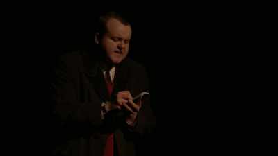 ...but in his case sod him, bad rubbish, good riddance - National Theatre Live: Hangmen