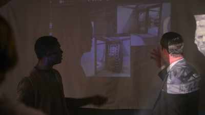 But in the basement
he put high-end security, - Leverage: Redemption