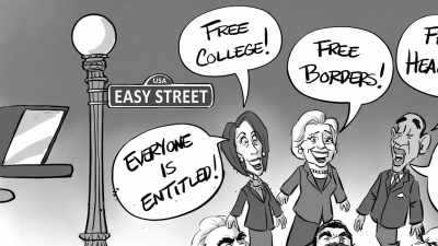 But in the end, socialism
is all about control. - Trump 2024: The World After Trump