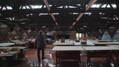 - But in the huge
drafting room at Taliesin, - Frank Lloyd Wright: The Man Who Built America