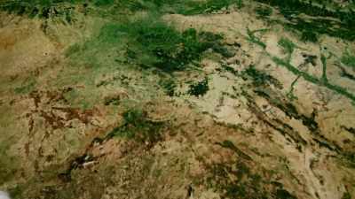 But in the north, mountains gather water, - Europe From Above