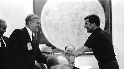 But inexplicably, just a few months
before the first moon missions, - American Moon