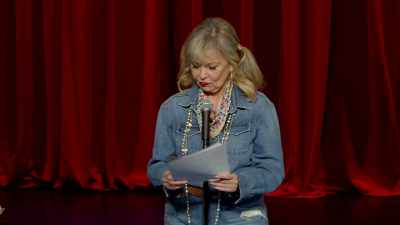 But instead, I'm stepping
cold and hanging in the closet - Roseanne Barr: Cancel This!