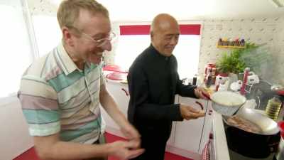 But this is why, I think, men really love cooking Chinese. - Back in Time for Dinner