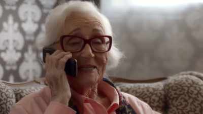 But it was the funniest thing:
She was working at home - The Man from Earth: Holocene