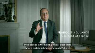 But it was the threat to his
immediate neighbours - Putin vs the West