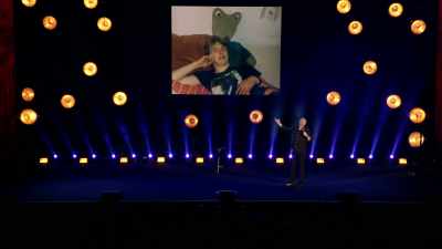 But it's a mom doing her best for her son. - Greg Davies: You Magnificent Beast