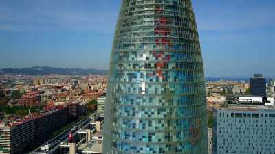 But it's also dotted
with much more modern architectural gems. - Europe From Above