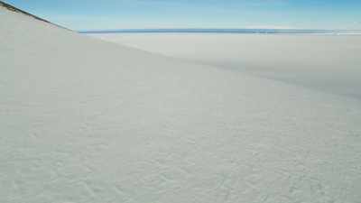 But because it's so cold here,
rather than carve into the sea - Frozen Planet II
