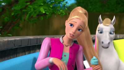 But if it's too awkward
or whatever, - Barbie: A Touch of Magic