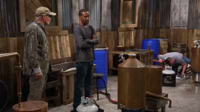 But just like
the monkey that got - Moonshiners: Master Distiller