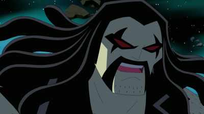 But you just scuffed
the main man's hog. - Justice League Action