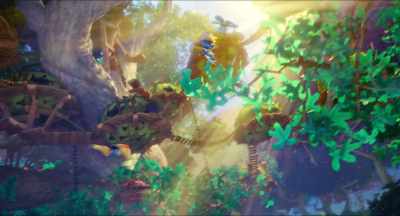 But, you know, it's about being blue. - Smurfs: The Lost Village