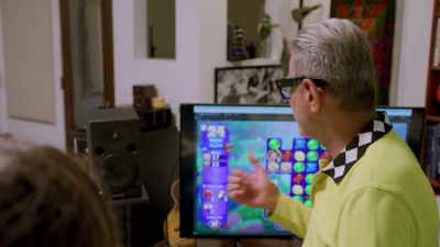 But you know what? I don't know why,
maybe it's watching the candy, - The World According to Jeff Goldblum