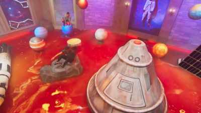 But if Lajuan can hit that red button, - Floor Is Lava