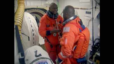 But Leland nearly didn't
make it to space. - One Strange Rock