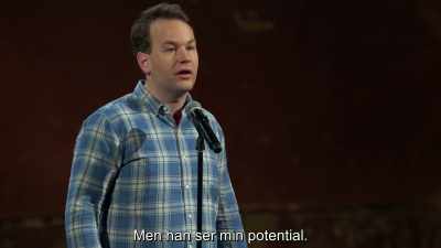 But long-term, this guy sees it. - Mike Birbiglia: Thank God for Jokes