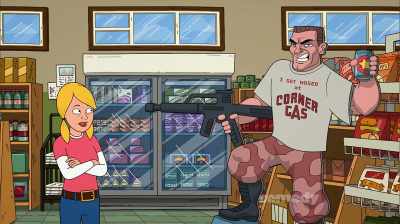 But, look, I think we
both got carried away. - Corner Gas Animated