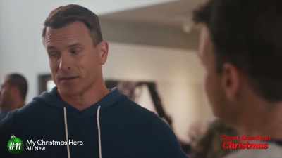 But Mark here, it was touch-
and-go for a minute there, - My Christmas Hero
