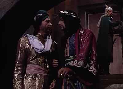 - But master, who would dare
enter the palace unbidden? - The Desert Hawk