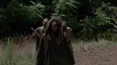 But when Michonne made
a fateful discovery, - The Walking Dead: The Return