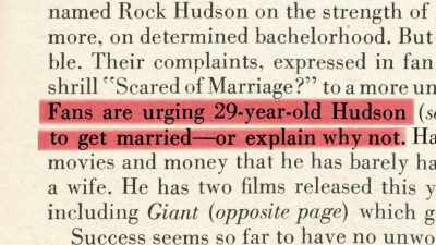 ♪ But nevertheless ♪ - Rock Hudson: All That Heaven Allowed
