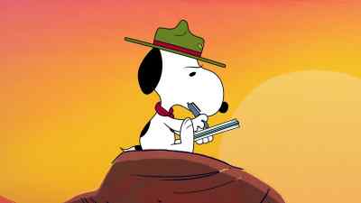 "But as night begins to fall, - The Snoopy Show