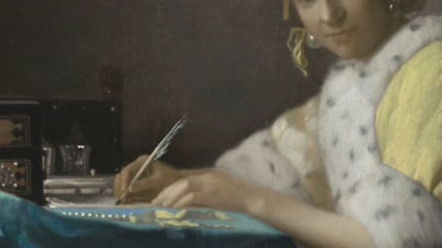 But no, you wouldn't,
because he's held you - Vermeer: The Greatest Exhibition