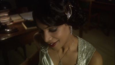 But nobody, alas, except Poirot
noticed her knees... - Agatha Christie's Poirot