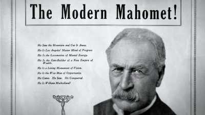 But nobody's questioning him
by the time you get to 1922. - Flood in the Desert