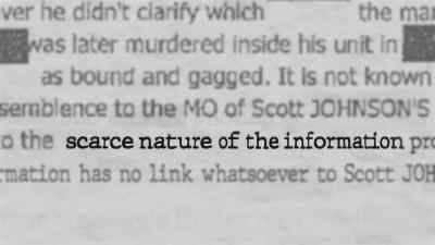 But none of the information
that they provided - Never Let Him Go