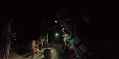 But not all runners
made it back to the camp. - Human Playground