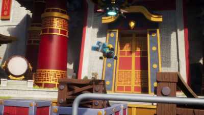 But not angrily.
A friendly destroy. - LEGO Ninjago: Dragons Rising