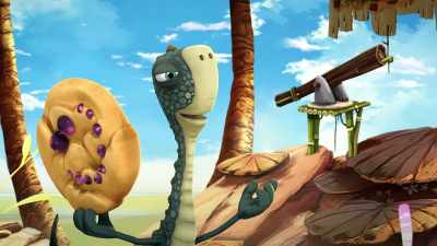 But not just any coconut crispie... - Gigantosaurus