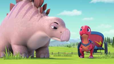 But now we have to go
load it up again. - Dino Ranch