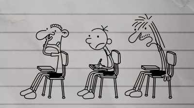 But for now, I'm stuck in middle school… - Diary of a Wimpy Kid