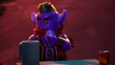 But his old teacher's
mysterious voice - LEGO Ninjago: Dragons Rising