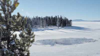 But on this January day, - Epic Yellowstone