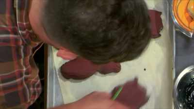 But on the inside - Halloween Cookie Challenge
