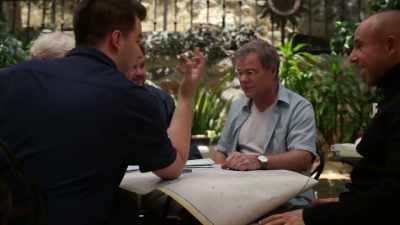 But one criminal mastermind
thinks he has - History's Greatest Heists with Pierce Brosnan
