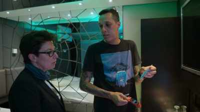 But this one has, like,
a retarding effect. - Sue Perkins: Perfectly Legal