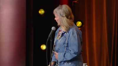 But one thing we say over
there, it is quite a short trip - Roseanne Barr: Cancel This!